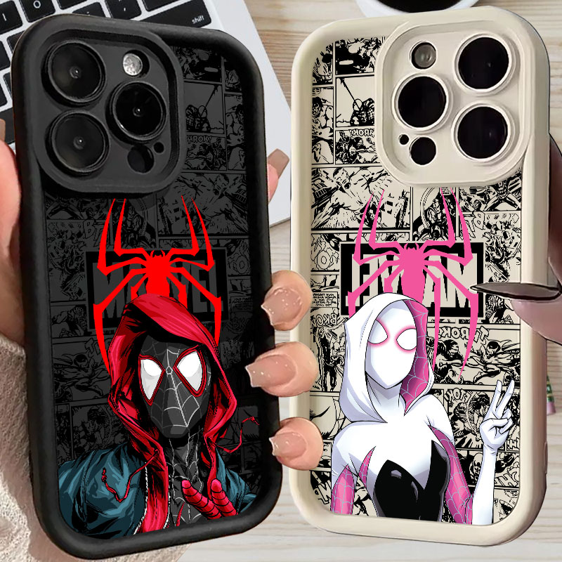 Phone Cases Iphone 15 - Capa para Celular Homem-Aranha Miles Morales