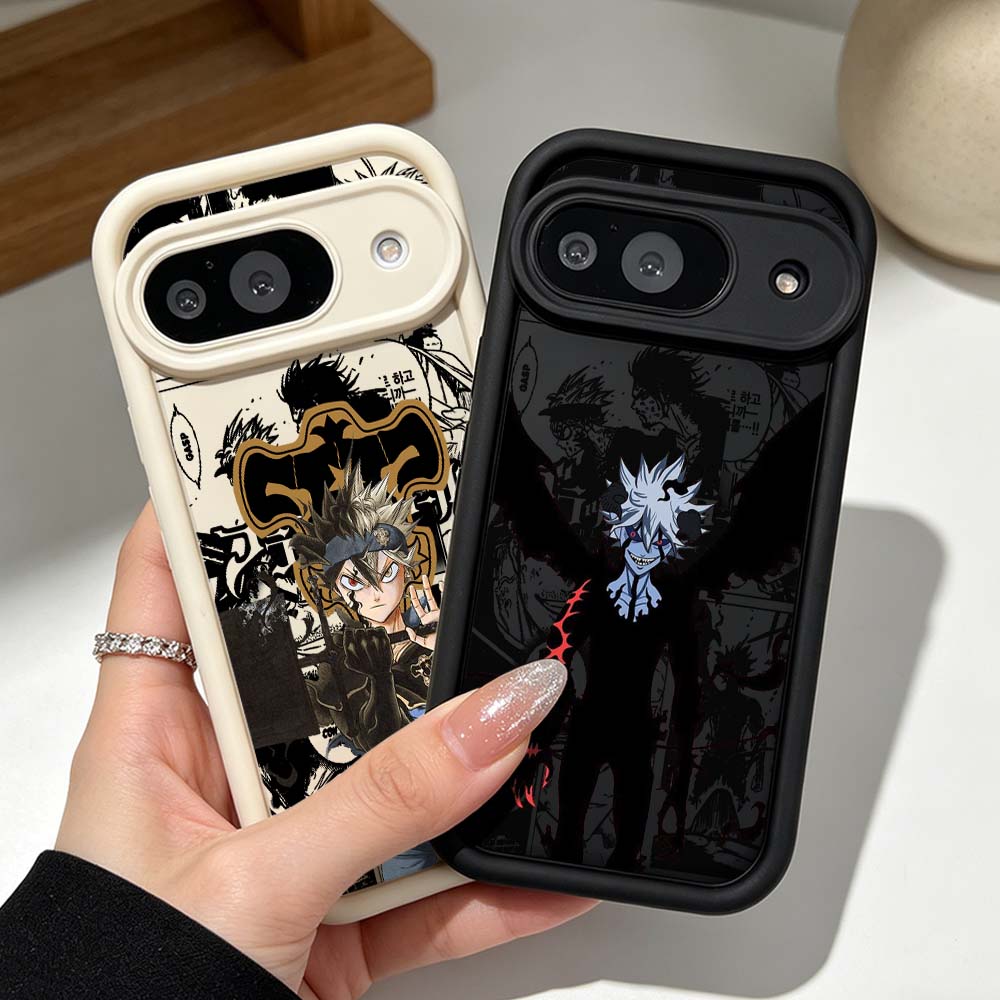 Phone Cases Google Pixel 9A - Capa de silicone Black Clover Cool