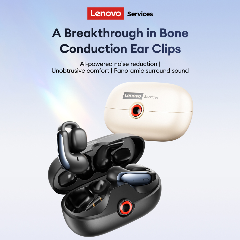 Phone Cases Video - Lenovo LES-108 condução óssea tws clipes