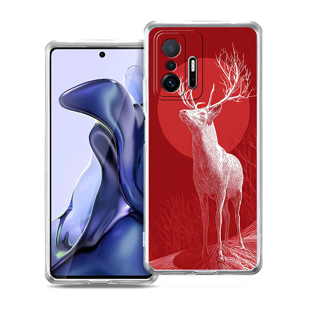 Phone Cases Red Deer - Capa Transparente para Xiaomi Mi 17