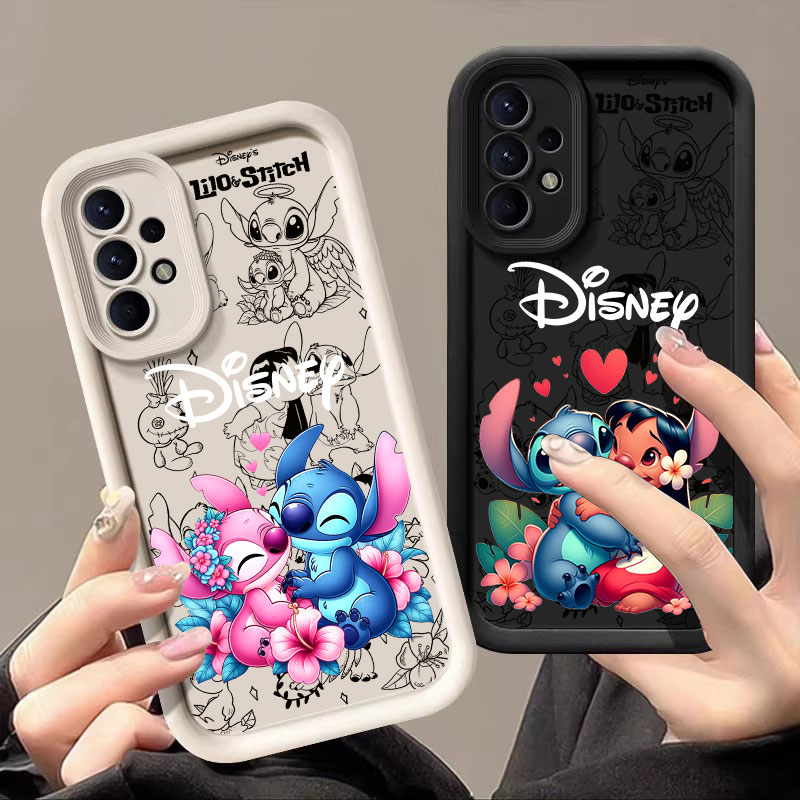 Phone Cases Disney - Capa de Silicone Angel e Stitch