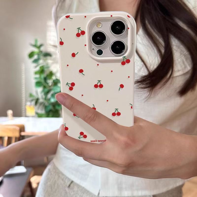Phone Cases Cherry - Bonito dos desenhos animados cereja lichee