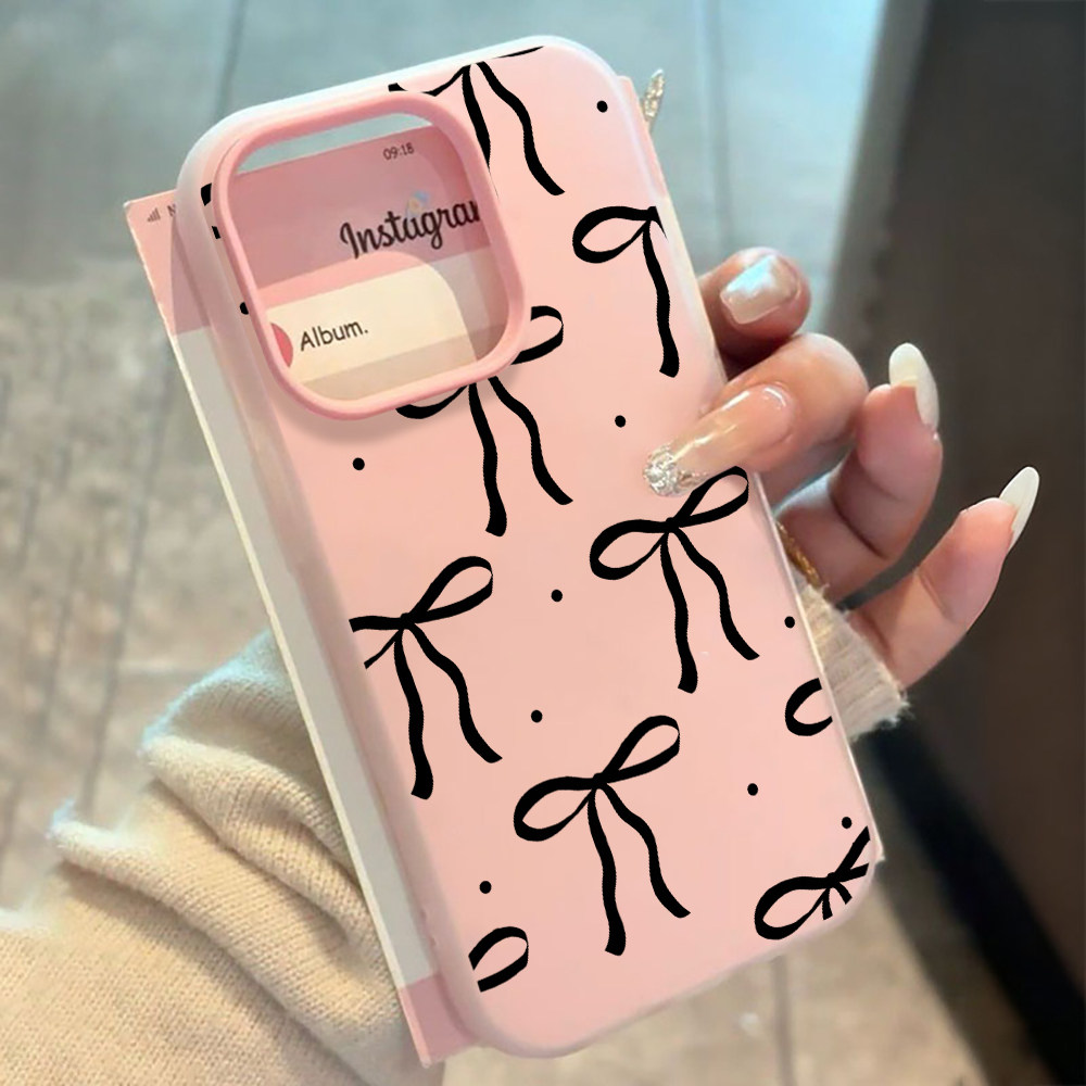 Phone Cases Xiaomi 14T - Capa de Silicone INS com Padrão