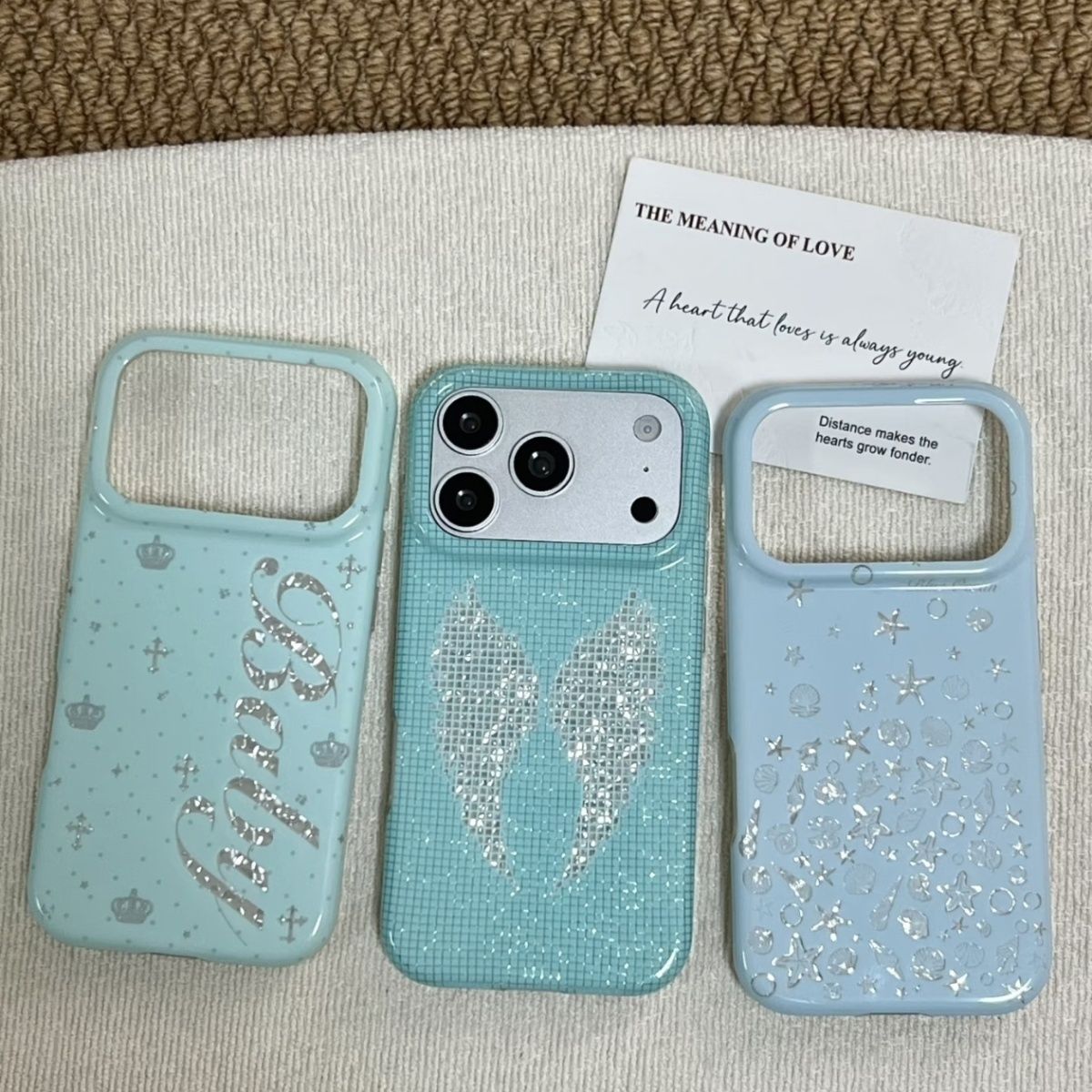 Phone Cases Iphone 15 - Capa de Celular Coreana Estilo Y2K