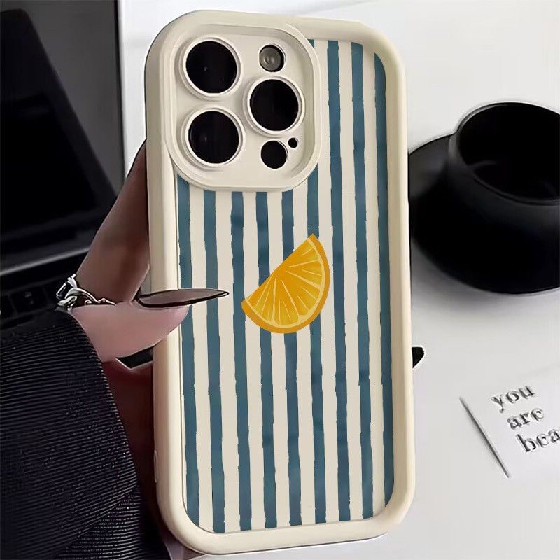 Phone Cases Amazon - Listrado limão fatia padrão caso de