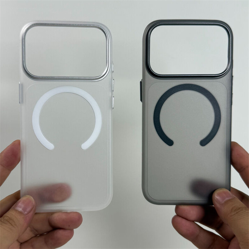Phone Cases Metal - Capa Magnética Ultrafina Fosca Translúcida para