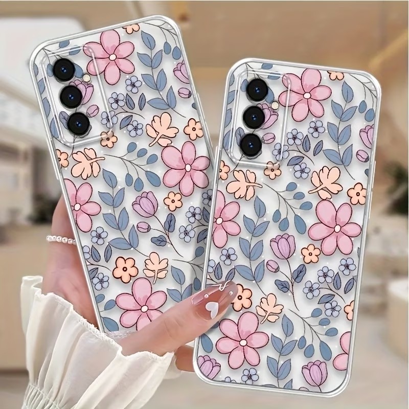 Phone Cases Samsung S25 Fe - Capa de Telefone Transparente Antiderrapante para