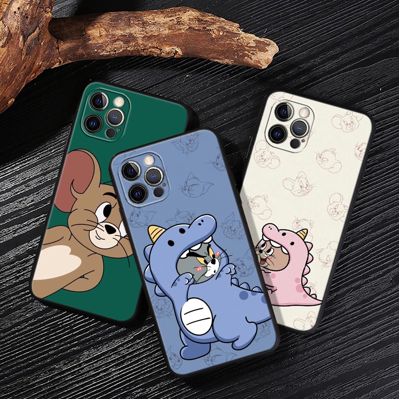 Phone Cases Disney - Capa Traseira Macia J-Jerrys Mouse T-Toms