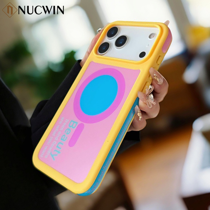 Phone Cases Vogue - Moda criativa cor choque caso magnético