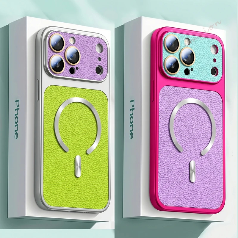 Phone Cases Vogue - Capa Oficial de Couro Magnética para