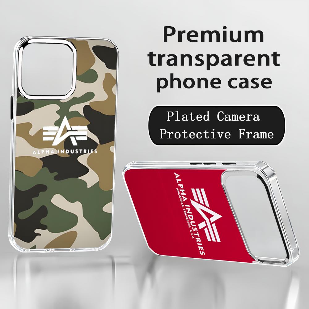 Phone Cases Vogue - Capa Transparente Vogue A-Alpha Industries LOOG