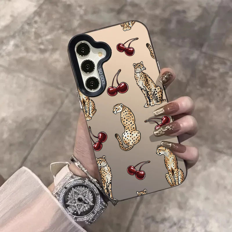 Cereja leopardo design laser c - Phone Cases Cherry avaliação e preço