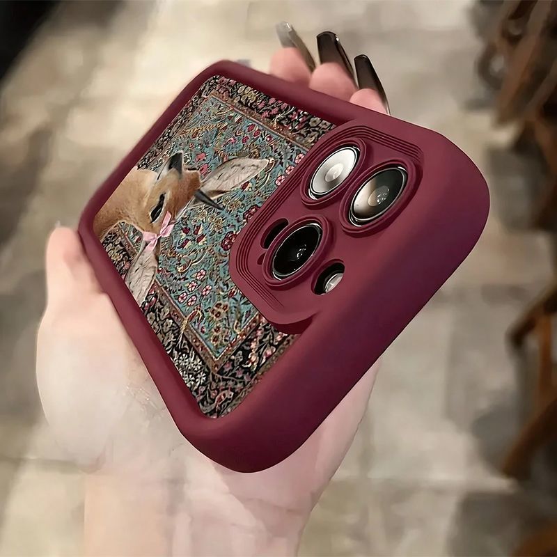 Capa de Silicone Luxuosa Antic - Phone Cases Red Deer avaliação e preço