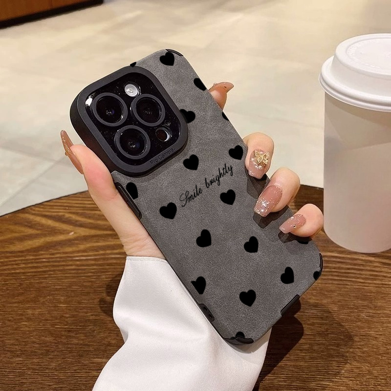 New Luxury Black Love Heart So - Phone Cases Classy avaliação e preço