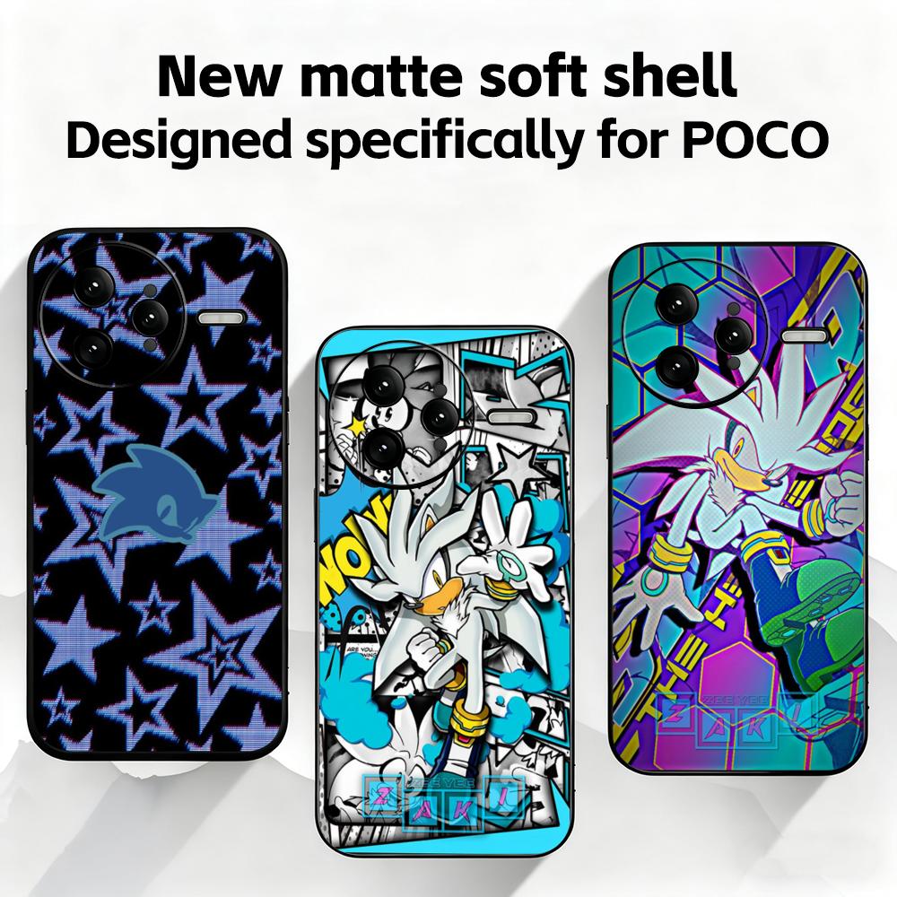S-SonicES Cartoon H-HedgehogES - Phone Cases Black avaliação e preço