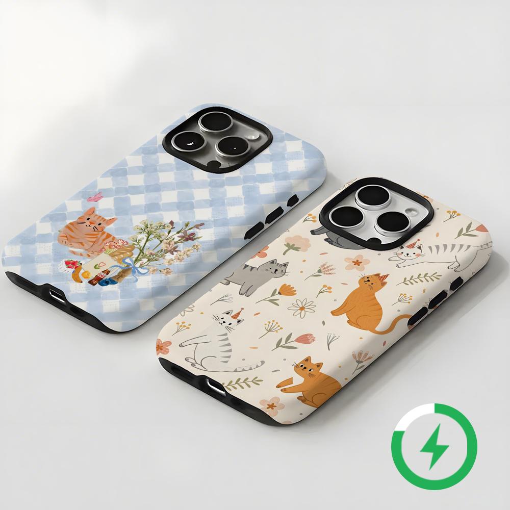 Gatos e cães bonitos caso de t - Phone Cases Iphone 15 avaliação e preço