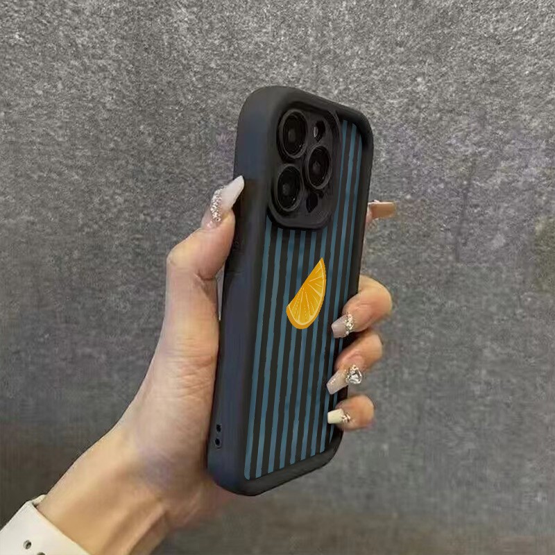 Listrado limão fatia padrão ca - Phone Cases Amazon avaliação e preço