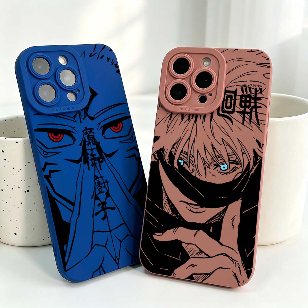 Capa de Silicone Macia Anime J - Phone Cases Iphone 15 avaliação e preço