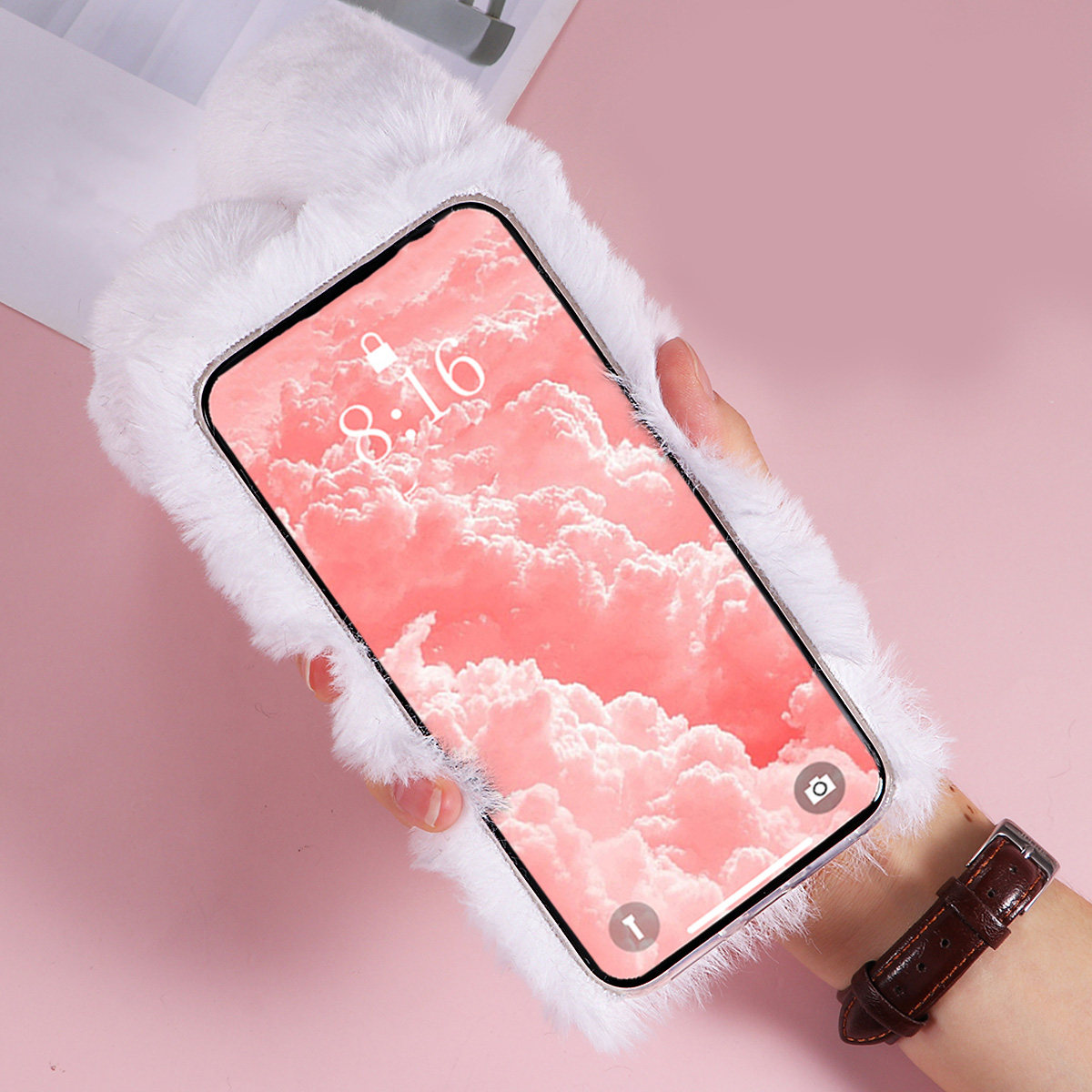 Capa de Telefone Branca com De - Phone Cases Metal avaliação e preço