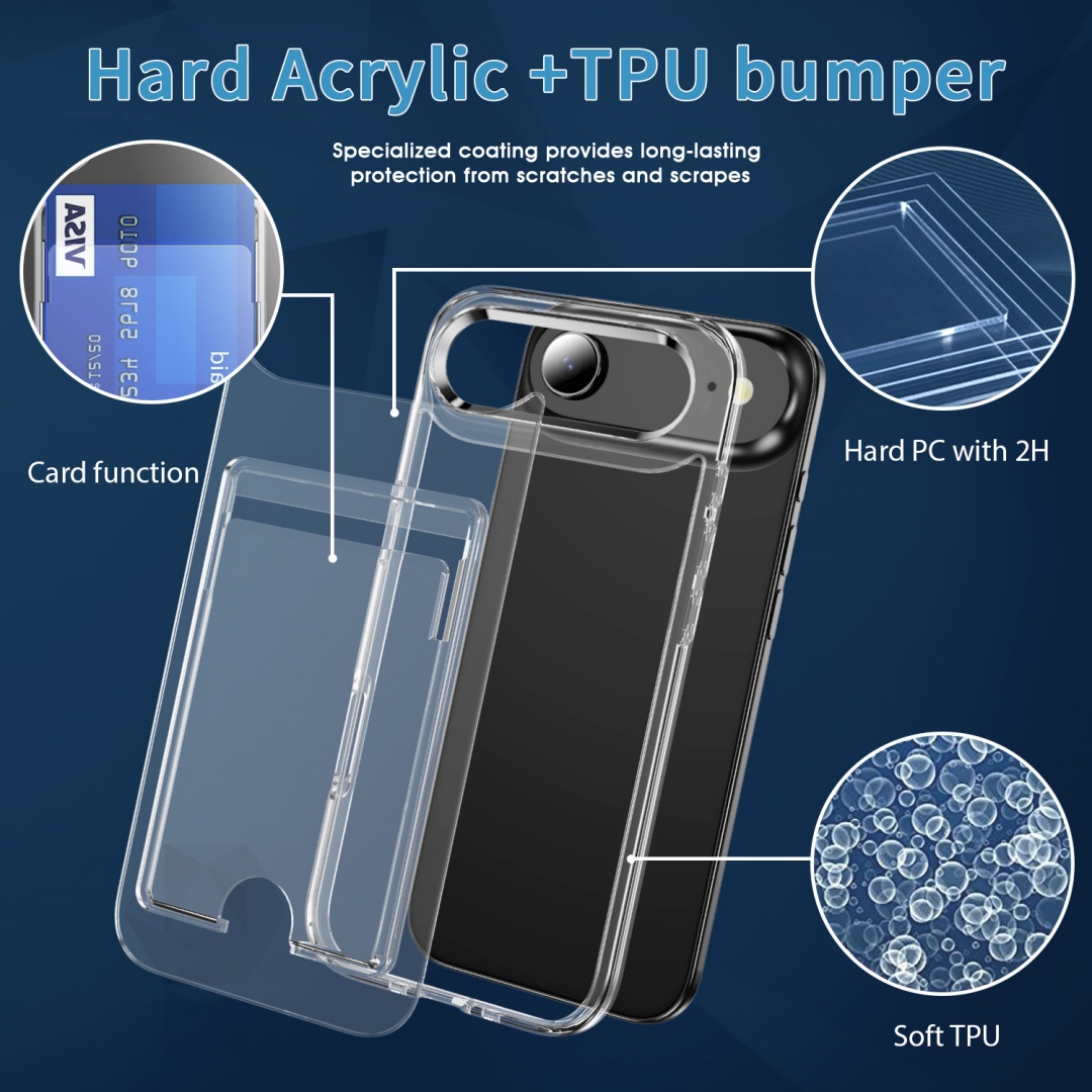 Luxo claro slot para cartão ti - Phone Cases Classy avaliação e preço